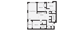 an illustration of a floor plan of a house