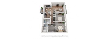 a floor plan of a house with a bedroom