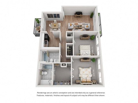 a floor plan of a house with a bedroom
