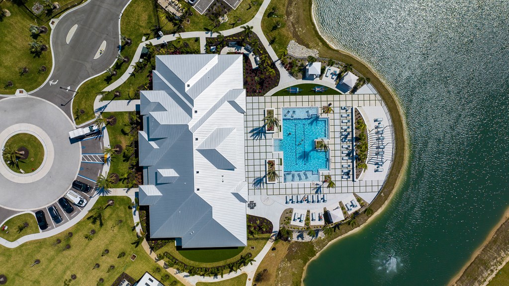 an aerial view of the Aspire Cape Coral