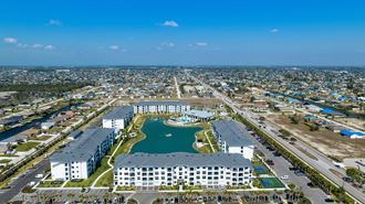 an aerial view of the Aspire Cape Coral