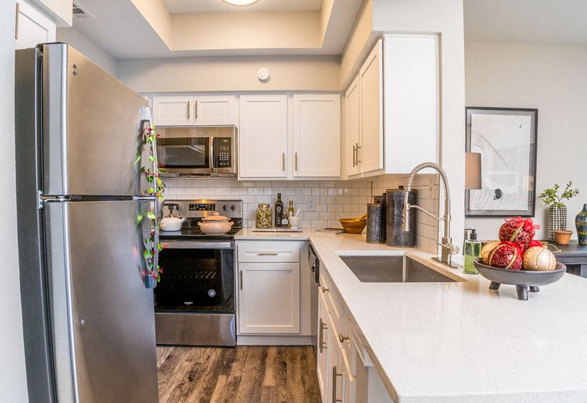 kitchen in webster apartments