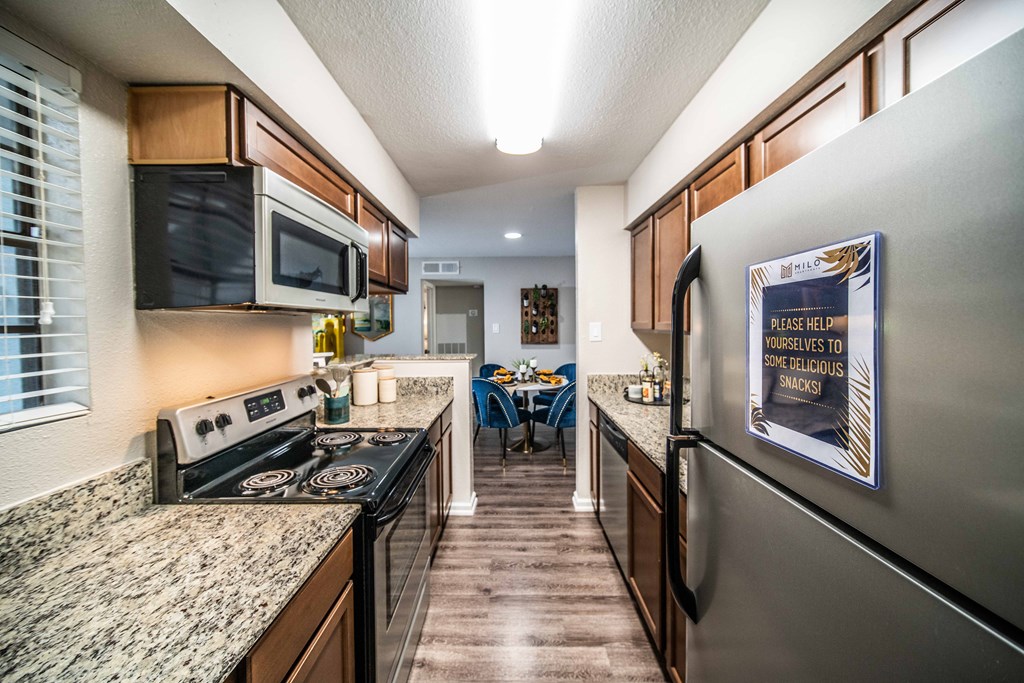granite countertops in luxury austin apartment