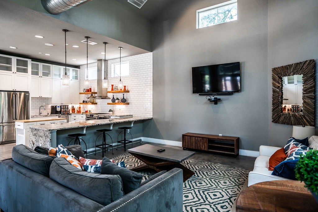 clubhouse in luxury austin apartment