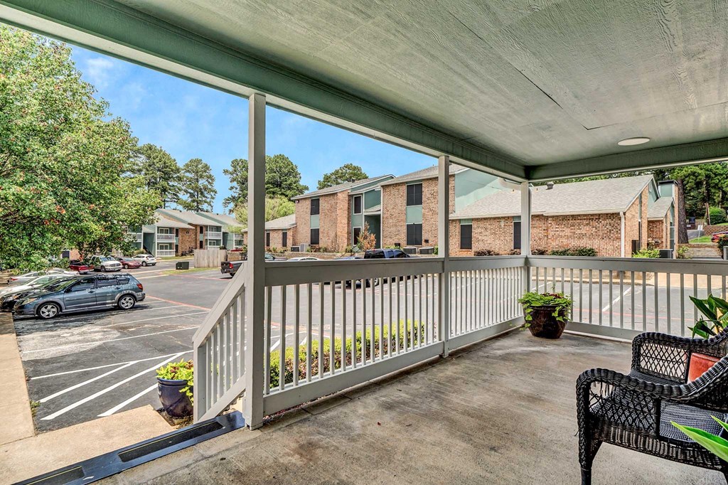our apartments showcase a beautiful screened in porch