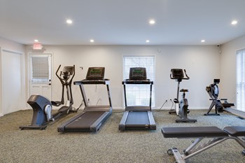 Fitness center with workout equipment. - Photo Gallery 18