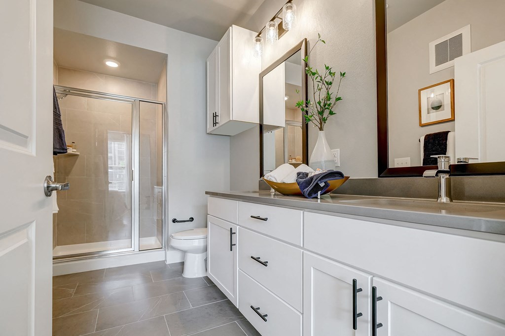 Model primary bathroom