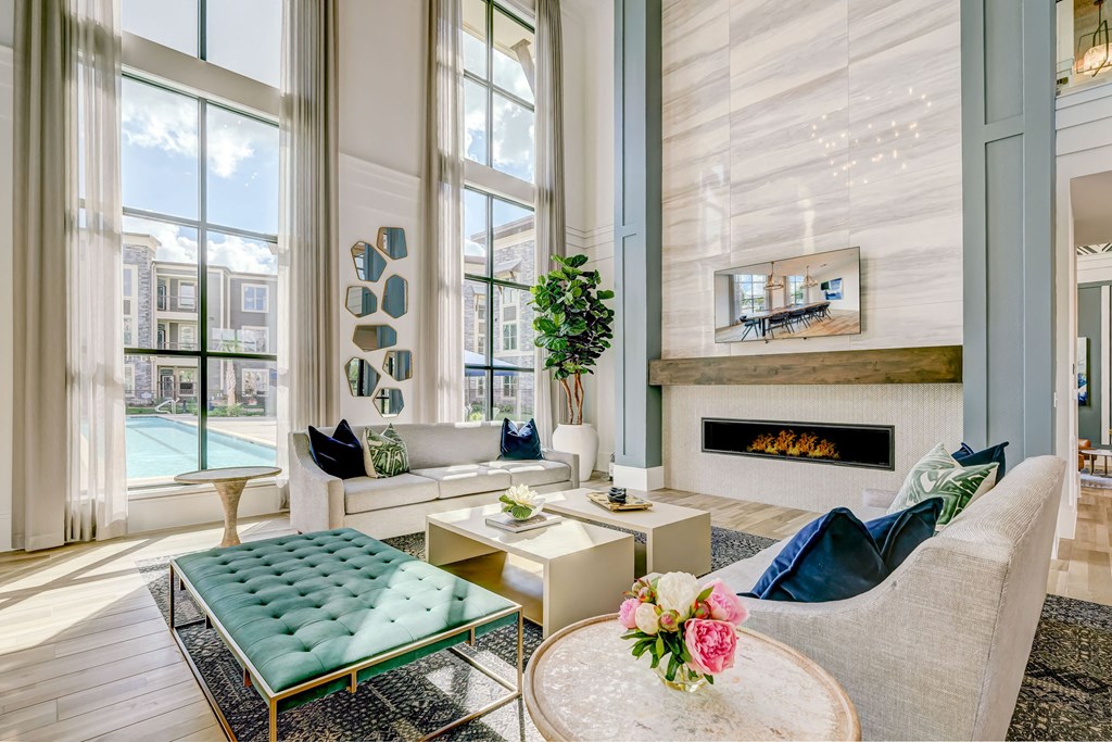 Clubhouse with View of Pool