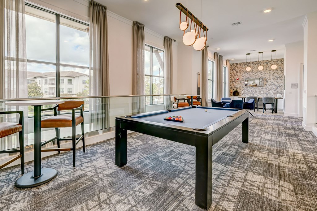 Billiards in Resident Lounge