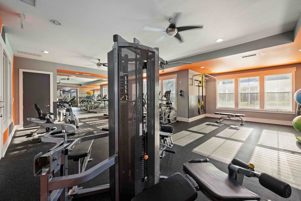 our apartments have a gym with plenty of equipment
