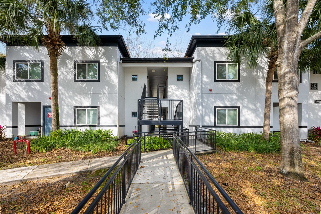 The outside of a building