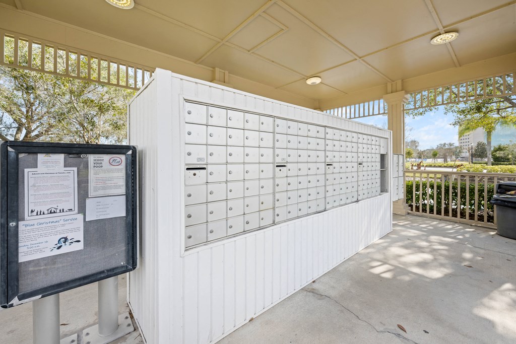 the mailboxes at the clubhouse at the preserve at walnut creek