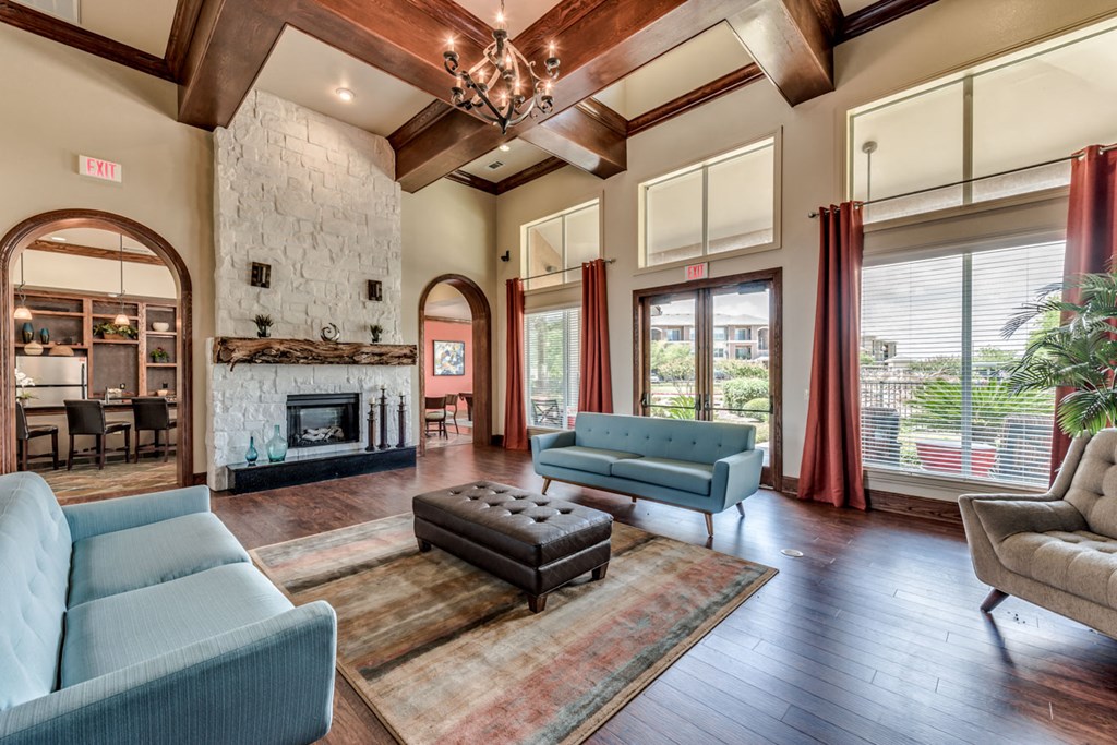 fireplace lounge for our guests