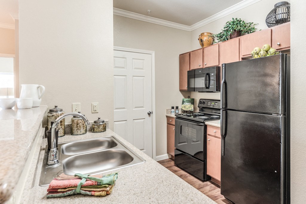 kitchen view from the sink