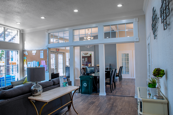 leasing office view from the lounge - Photo Gallery 4