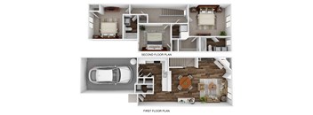 the settlement 404 floor plan  1 bedroom  1199 sq ft
