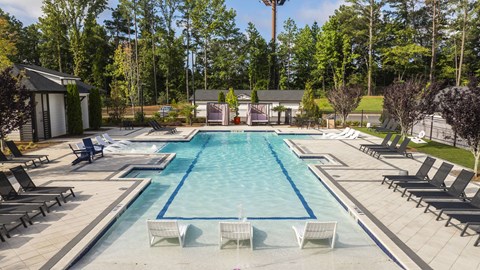 the swimming pool at the resort at governors residence