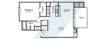 E floor plan in austin texas apartments