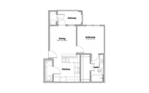 a black and white floor plan of a house