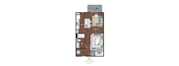 1 bedroom apartments humble
