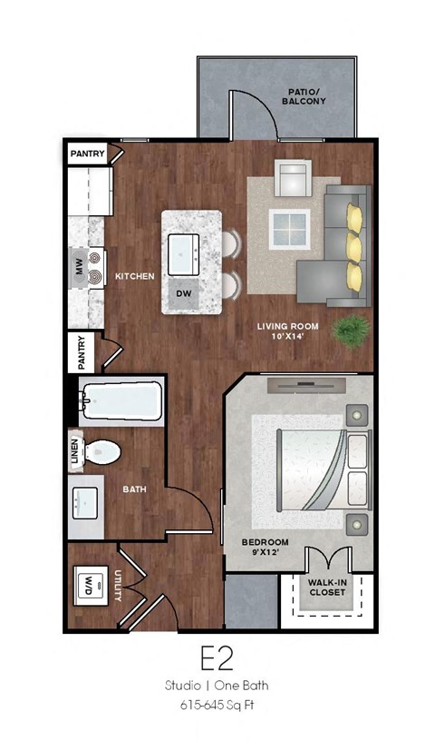 1 bedroom apartments humble