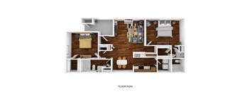 2 bedroom floor plan  the residences at