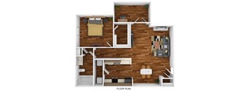 2 bedroom floor plan  the residences at