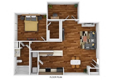 2 bedroom floor plan  the residences at
