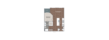 A black and white image of a floor plan for a home.