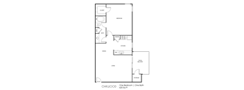 floor plan of the one bedroom one bathroom floor plan apartments ga