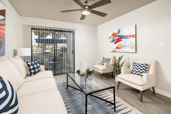 living room with white sofas - Photo Gallery 5