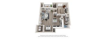 a 1 bedroom floor plan  woodland heights apartments