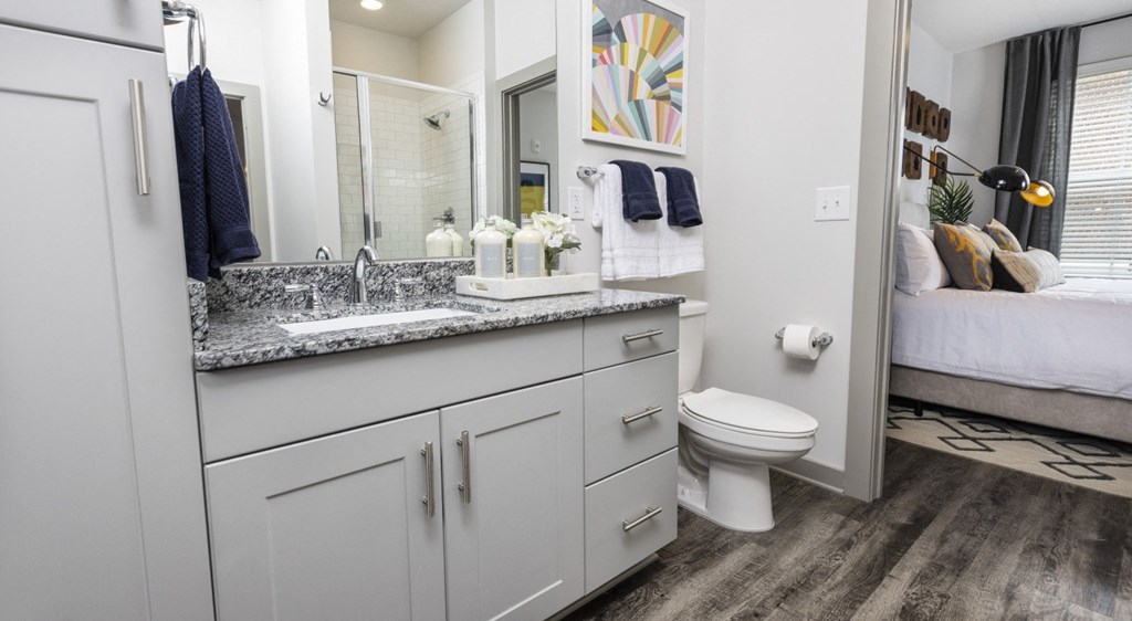 Model Unit Living Restroom