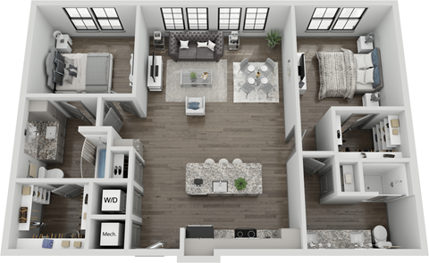 541 Great Circle Road Studio-2 Beds Apartment for Rent - Photo Gallery 18