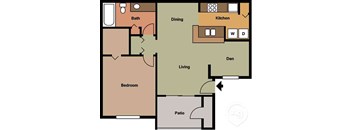 a diagram of a floor plan of a house