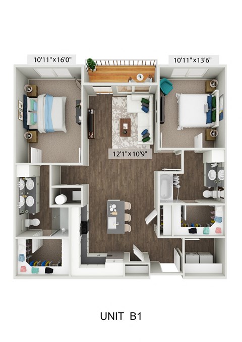 a1 floor plan 1 bedroom 1190 square feet the