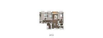 the unit 404 floor plan  unit cc  670 sq ft