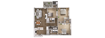 C2A Floor Plan at Greys Harbor at Lake Norman, Huntersville North Carolina