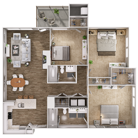 C2A Floor Plan at Greys Harbor at Lake Norman, Huntersville North Carolina