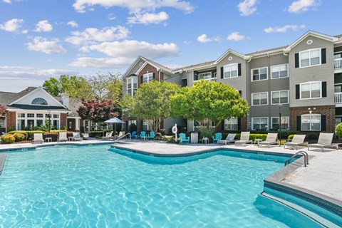 Outdoor Swimming Pool at Greys Harbor at Lake Norman, Huntersville, NC 28078