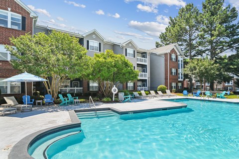 Pool With Cabana at Greys Harbor at Lake Norman, Huntersville, NC