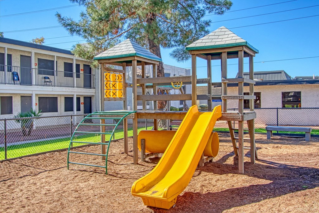 our apartments have a playground for your little ones