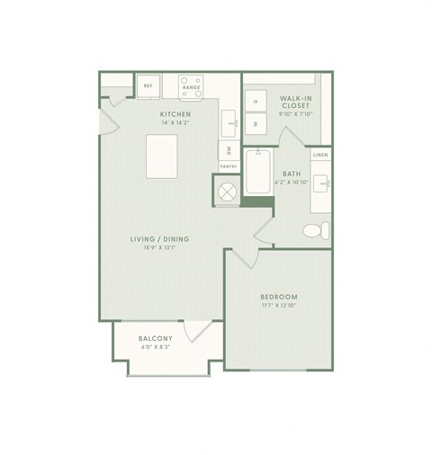 bedroom floor plan | the mansions on the park
