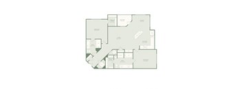 bedroom floor plan | the mansions on the park