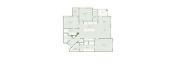 bedroom floor plan | the mansions on the park