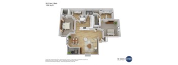 the everest corner floor plan  224 sq ft