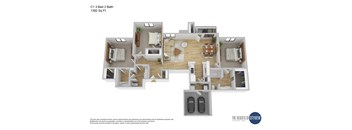 the evergreen floor plan of the breezy corner