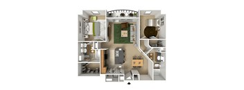 A series of images showing different room layouts.