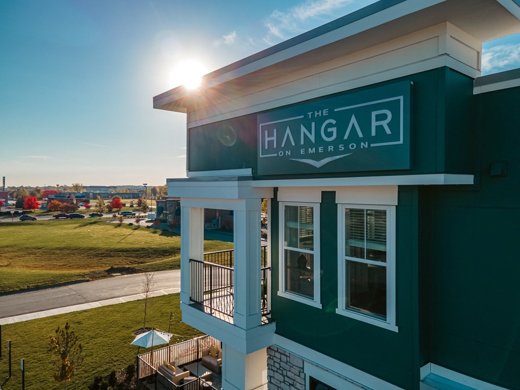 the hangar on emerson signage