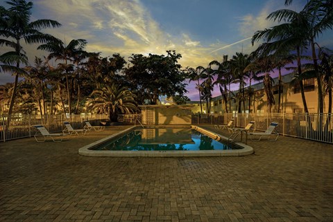 Pool at Night